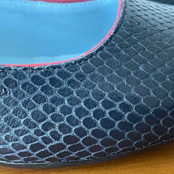 NIB Frances Valentine Katy Snake Printed Leather Maryjanes Size 8.5 - Picture 8 of 15